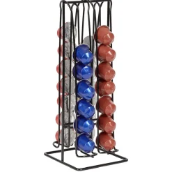 Gifi Range capsules de café en métal noir Clearance