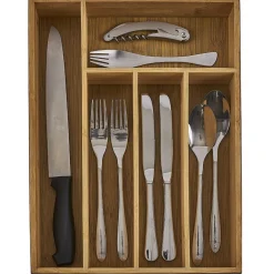 Gifi Range couvert en bambou naturel Online