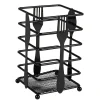 Gifi Range couvert métal design cuillère fourchette couteau 10x10xH16,5cm Outlet