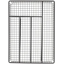 Gifi Range couvert pour tiroir grillage en fer noir Online