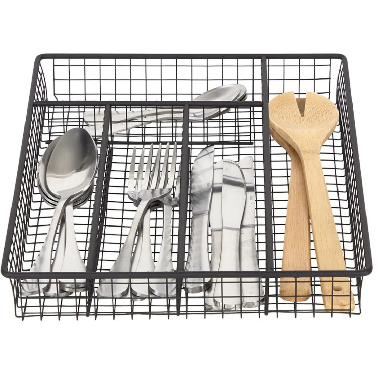 Gifi Range couvert pour tiroir grillage en fer noir Online