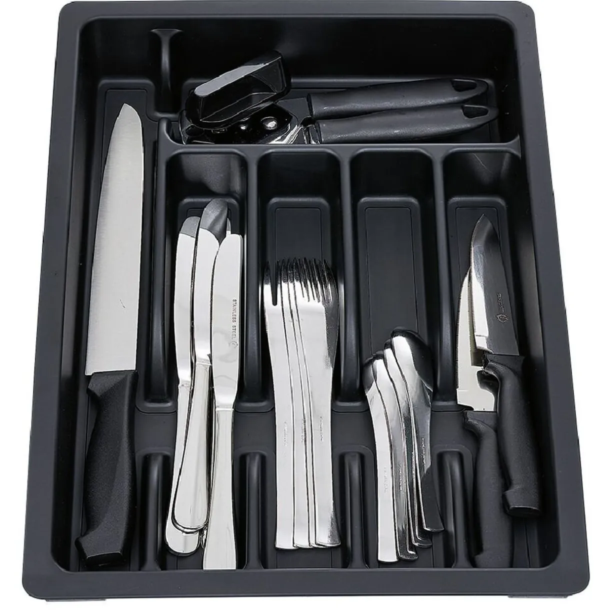 Gifi Range couverts extensible plastique noir Online