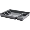 Gifi Range-couverts plastique noir Outlet