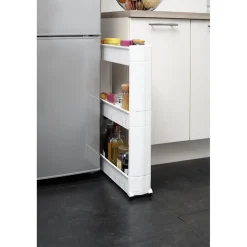 Gifi Resserre de cuisine blanc 3 niveaux Outlet
