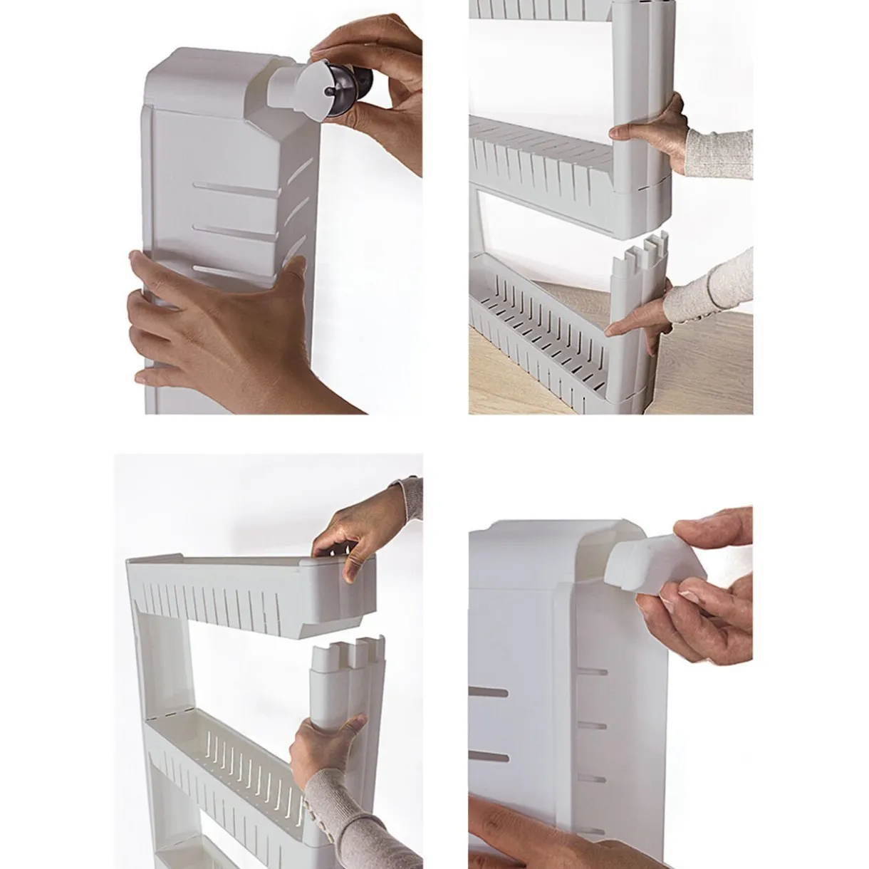 Gifi Resserre 2en1 avec fonction table blanc Hot