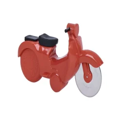 Gifi Roulette à pizza forme scooter rouge ou bleu New