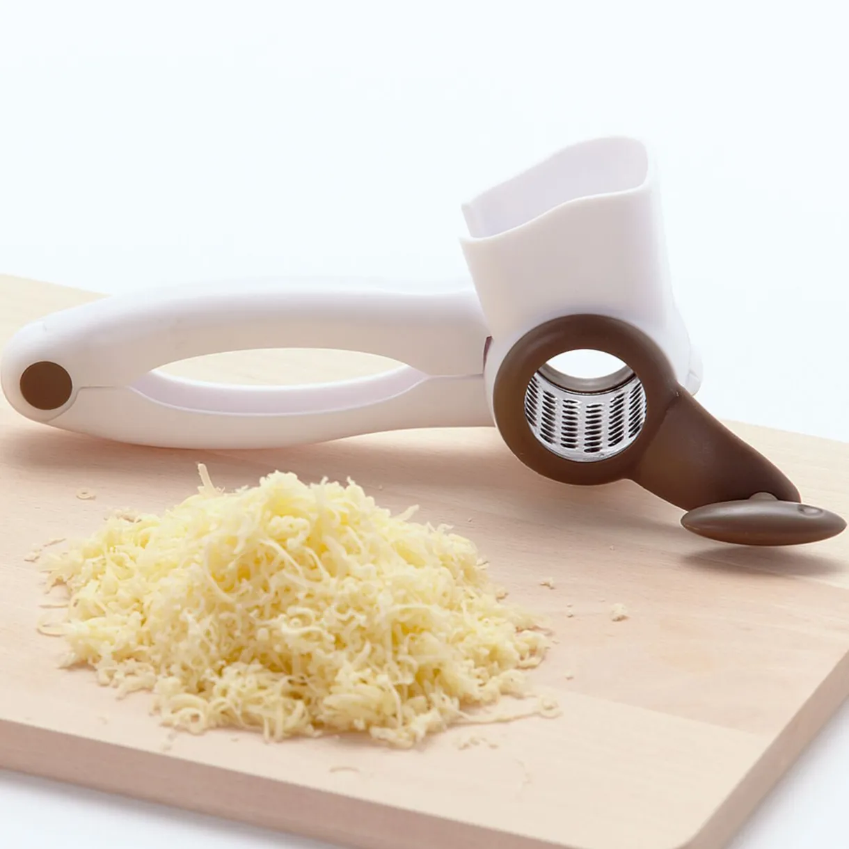 Gifi Râpe à fromage blanche et taupe Best