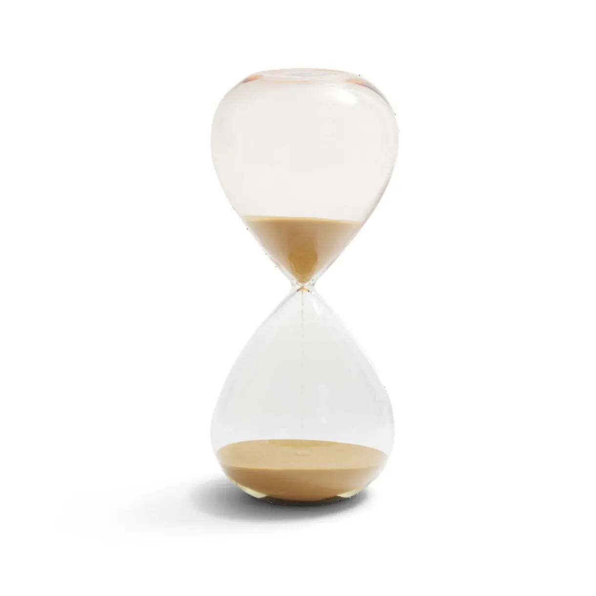 Gifi Sablier verre sable marron Ø10,5xH24,5cm Best