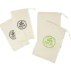 Gifi Sac à vrac en coton réutilisables x4 Best