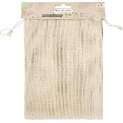 Gifi Sac en coton blanc x3 Hot