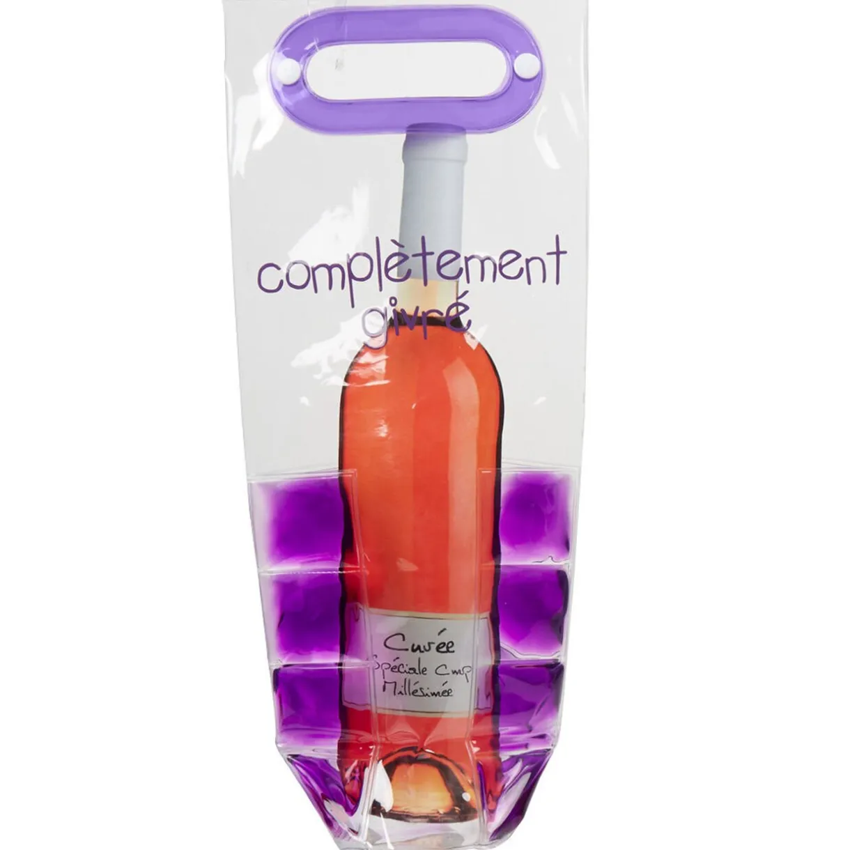 Gifi Sac rafraîchisseur bouteille vin transparent Hot