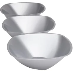 Gifi Saladier argenté réutilisable x3