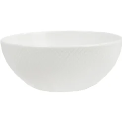 Gifi Saladier blanc embossé