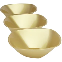 Gifi Saladier doré réutilisable x3