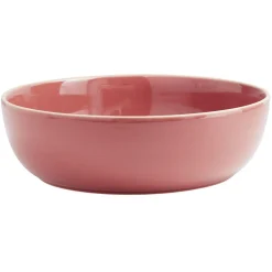 Gifi Saladier en faïence Terracotta avec liseré crème Sale