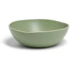 Gifi Saladier en faïence vert Ø25xH8cm Hot