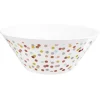 Gifi Saladier en plastique décor pois multicolore