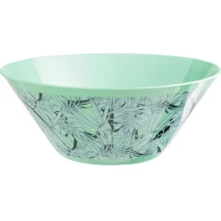 Gifi Saladier en plastique décor feuillage