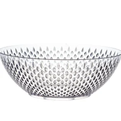 Gifi Saladier en plastique transparent effet martelé