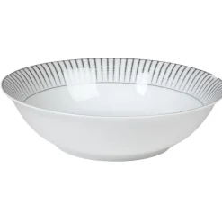 Gifi Saladier en porcelaine motif argenté Hot
