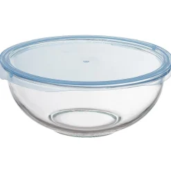 Gifi Saladier en verre avec couvercle x 2 Best