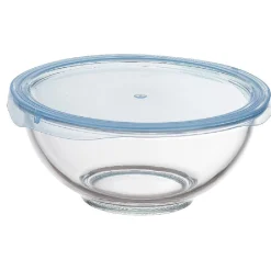 Gifi Saladier en verre avec couvercle x 2 Best
