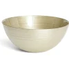 Gifi Saladier en verre doré Ø30xH10cm Discount