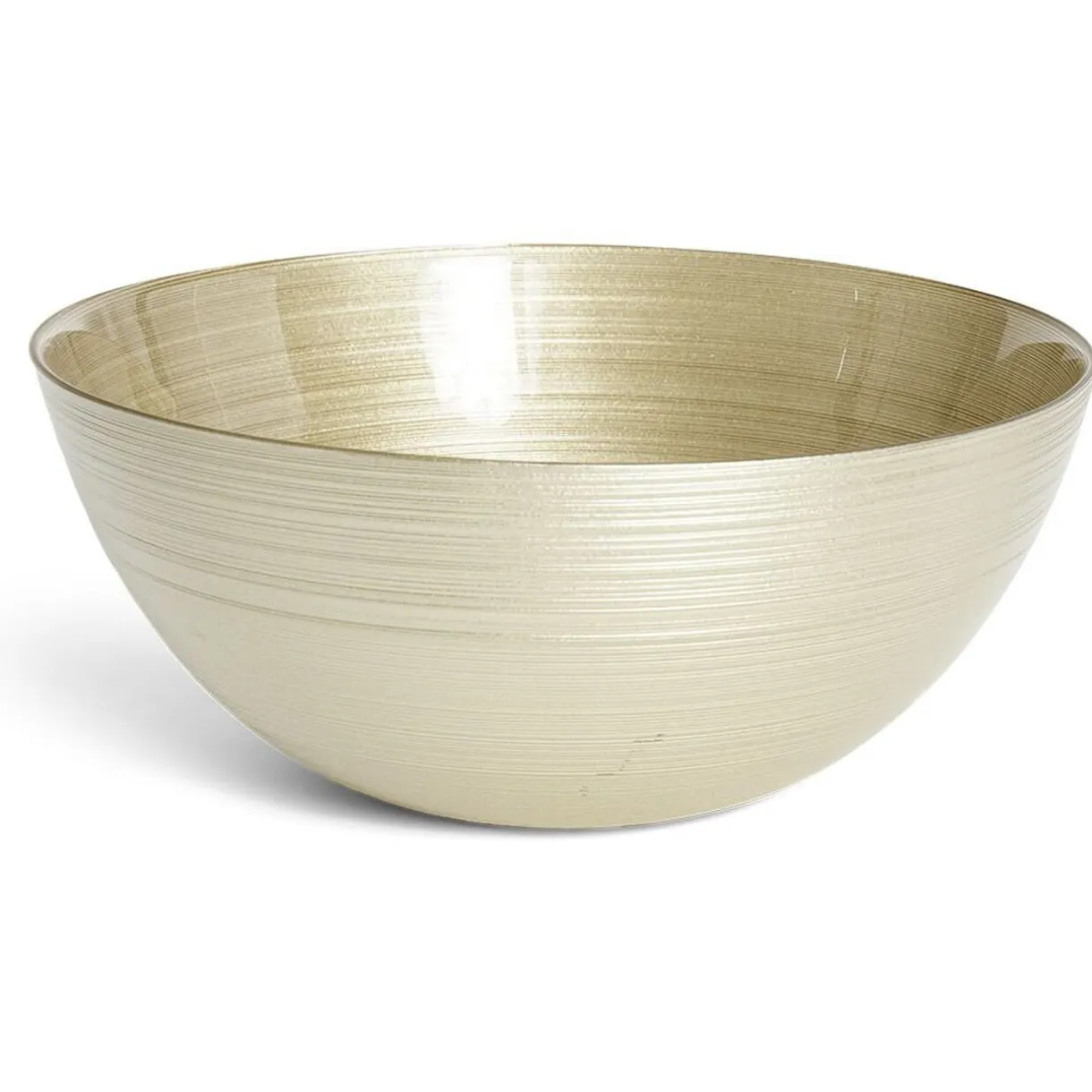 Gifi Saladier en verre doré Ø30xH10cm Discount