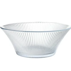 Gifi Saladier en verre strié vert Ø22xH8,8cm New