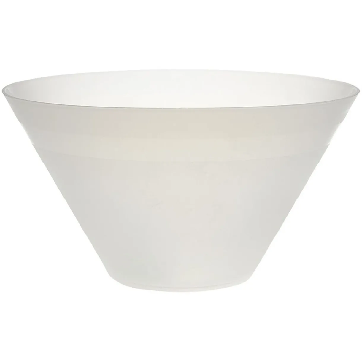 Gifi Saladier plastique blanc translucide Ø28xH10 cm