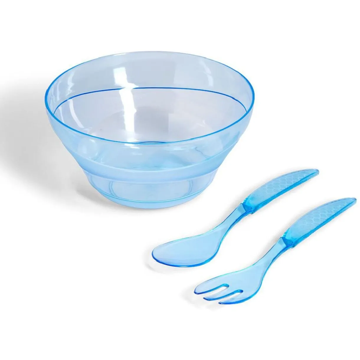 Gifi Saladier plastique Ø25cm avec couverts à salade - 3 modèles Online