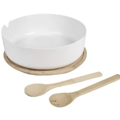 Gifi Saladier plastique et couverts