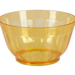 Gifi Saladier plastique orange transparent New