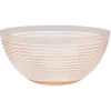 Gifi Saladier plastique strié noir transparent Ø17xH8,5cm