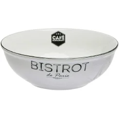 Gifi Saladier porcelaine blanc Bistrot de Paris Online