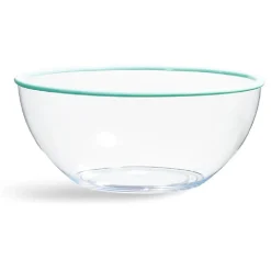 Gifi Saladier transparent au bord coloré
