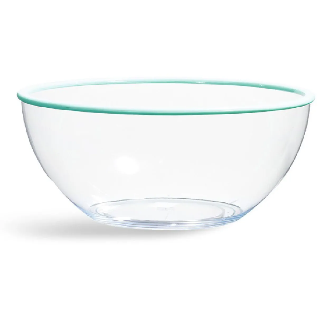 Gifi Saladier transparent au bord coloré