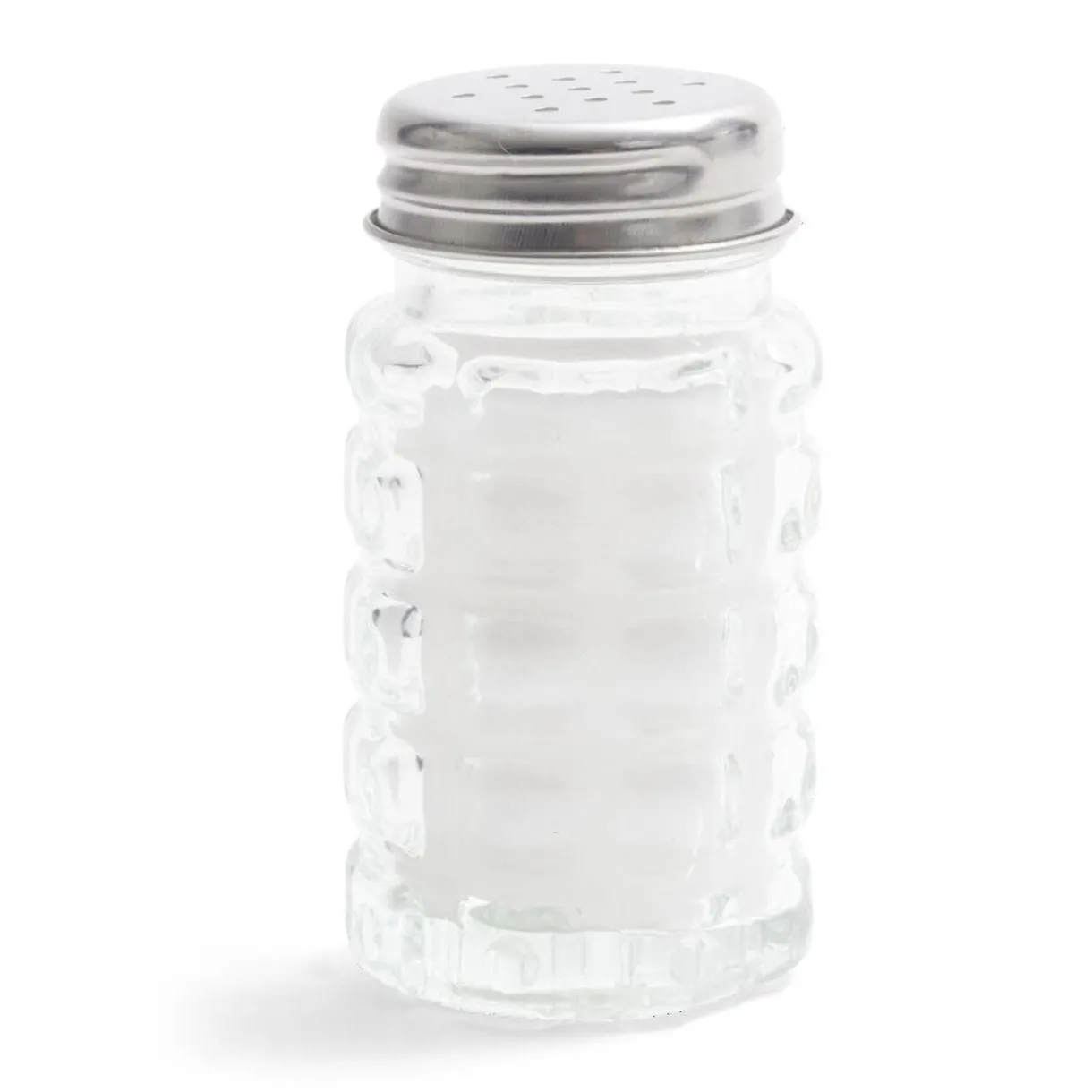 Gifi Salière et poivrière de table en verre et inox 50ml Discount