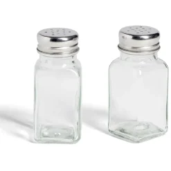 Gifi Salière et poivrière en verre