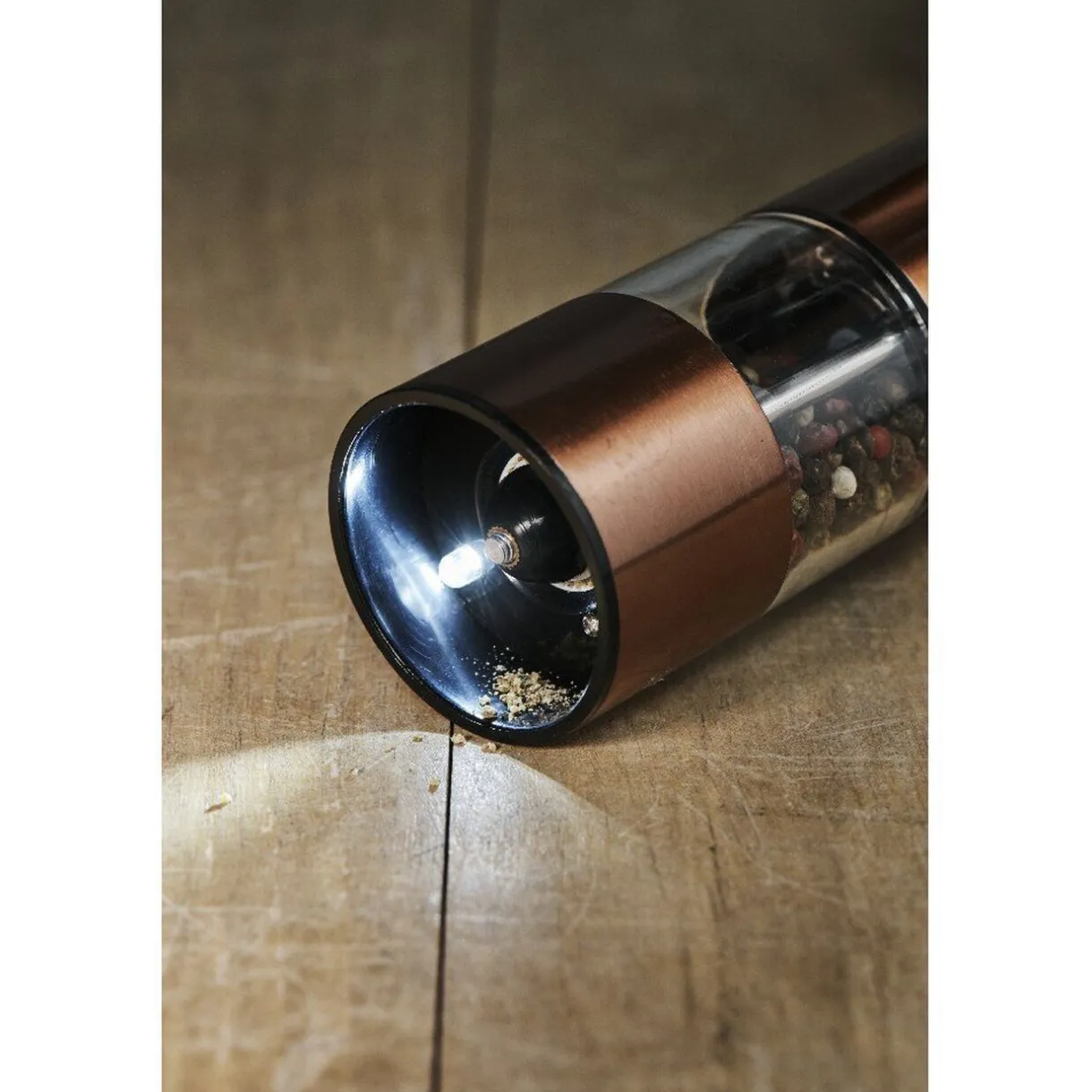 Gifi Salière poivrière acier cuivré New