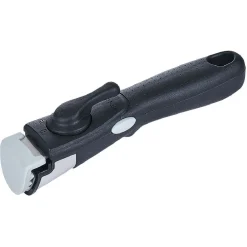 Gifi Sauteuse aluminium noir avec couvercle verre et poignée amovible Ø24cm Clearance