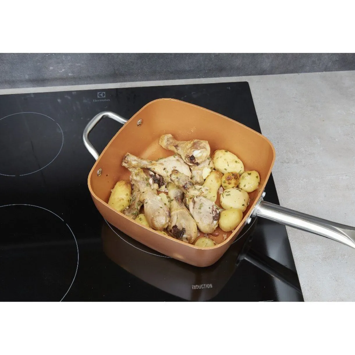 Gifi Sauteuse multifonctions cuivrée Clearance