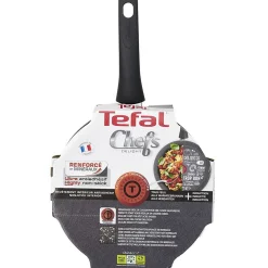 Gifi Sauteuse Tefal aluminium effet pierre avec couvercle Ø24cm Sale