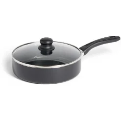 Gifi Sauteuse tous feux sauf induction aluminium noir Ø24cm Hot