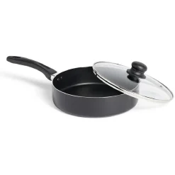 Gifi Sauteuse tous feux sauf induction aluminium noir Ø24cm Hot