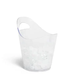 Gifi Seau à glaces 5L plastique transparent