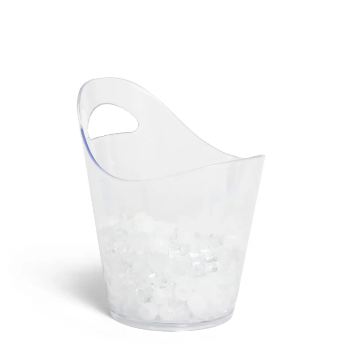 Gifi Seau à glaces 5L plastique transparent