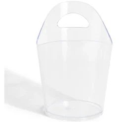 Gifi Seau à glaces 5L plastique transparent