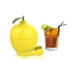 Gifi Seau à glacons forme citron jaune avec pince Best