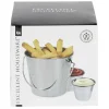Gifi Seau pour frites inox argenté Discount